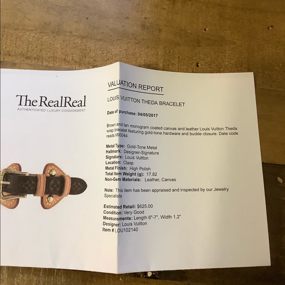 🚫 SOLD |  Louis Vuitton Theda leather bracelet - Picture 4 of 8